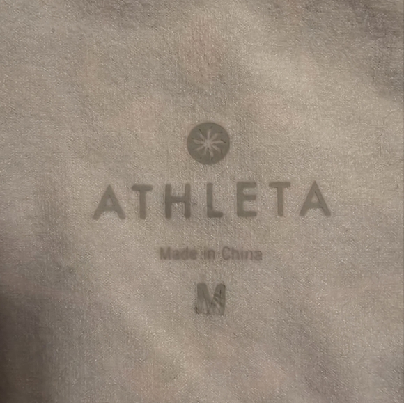 Athleta Purple and Pink Paisley Long Sleeve Blouse - Picture 2 of 3